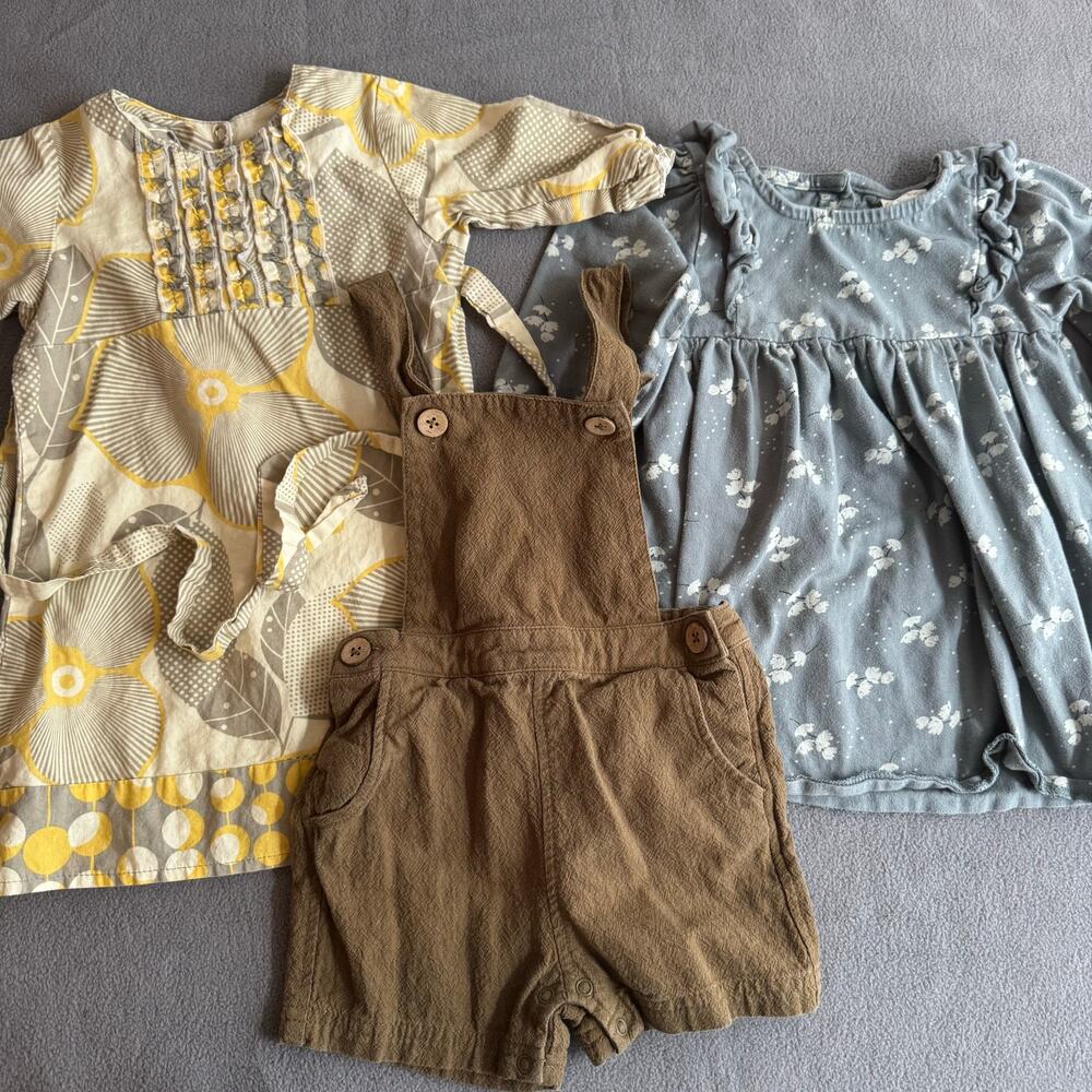 LOT Kids Girls‎ High End Clothing Sizes 18-24mos/2 Wheat City Mouse Shabby Baby